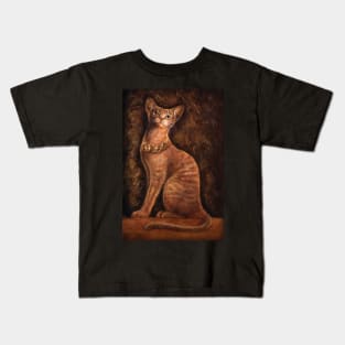 Cat Goddess Bast - by Nadya Neklioudova Kids T-Shirt